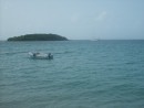 Eira at anchor off Isla Chiva